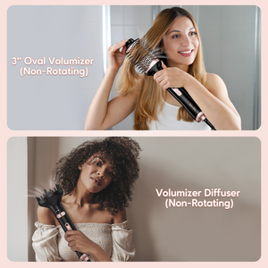 Rotating Blow Dryer Brush Set